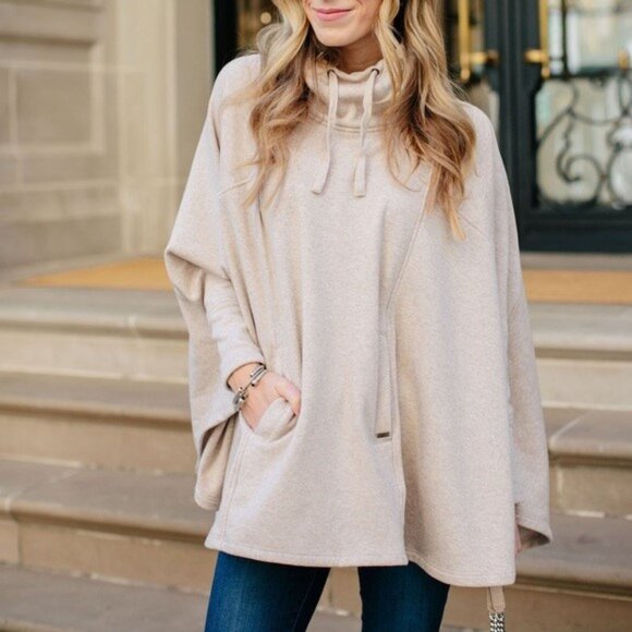 UGG Cream Poncho Sweater - Picture 1 of 10